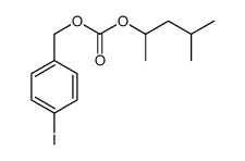 (4-iodophenyl)methyl 4-methylpentan-2-yl carbonate Structure