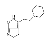 4H-Pyrrolo[3,2-d]isoxazole,5,6-dihydro-3-[2-(1-piperidinyl)ethyl]-(9CI) Structure