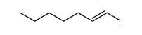 (1E)-1-iodo-hept-1-ene Structure