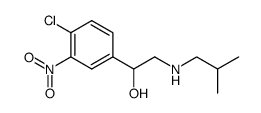 α-<4-Chlor-3-nitrophenyl>-β-aminoaethanol Structure