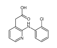 2-[2-(2-chloroanilino)pyridin-3-yl]acetic acid结构式