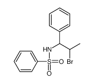 N-(2-bromo-1-phenylpropyl)benzenesulfonamide Structure