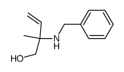 2-benzylamino-2-methyl-3-buten-1-ol Structure