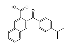 3-(4-propan-2-ylbenzoyl)naphthalene-2-carboxylic acid Structure