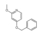 4-(BENZYLOXY)-2-METHOXYPYRIDINE结构式