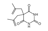 5,5-Bis(2-methyl-2-propenyl)barbituric acid Structure