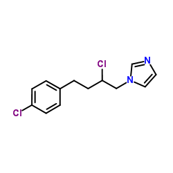 1-[2-Chloro-4-(4-chlorophenyl)butyl]-1H-imidazole Structure