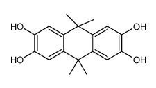 9,10-dihydro-9,9,10,10-tetramethylanthracene-2,3,6,7-tetrol Structure