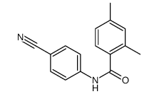 Benzamide, N-(4-cyanophenyl)-2,4-dimethyl- (9CI)结构式