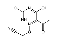 N-carbamoyl-2-(cyanomethoxyimino)-3-oxobutanamide Structure