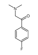 2-(dimethylamino)-1-(4-fluorophenyl)ethanone Structure