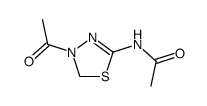 2-(Acetamido)-4-acetyl-Δ2-1,3,4-thiadiazoline Structure