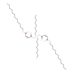 dodecyl (Z,Z)-6,6-dioctyl-4,8,11-trioxo-5,7,12-trioxa-6-stannatetracosa-2,9-dienoate Structure