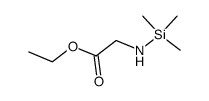 N-(Trimethylsilyl)glycin-ethylester Structure