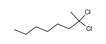 2,2-Dichlorooctane Structure