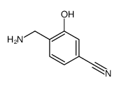 Benzonitrile, 4-(aminomethyl)-3-hydroxy- (9CI) picture