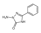 1-amino-3-phenyl-Δ2-1,2,4-triazolin-5-one Structure