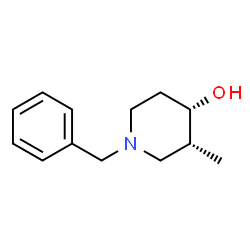 4-Piperidinol,3-methyl-1-(phenylmethyl)-,(3R,4S)-rel-(9CI)结构式