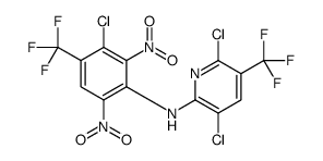 3,6-dichloro-N-[3-chloro-2,6-dinitro-4-(trifluoromethyl)phenyl]-5-(trifluoromethyl)pyridin-2-amine Structure