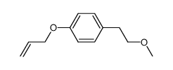 3-[4-(2-methoxyethyl)phenoxy]propylene Structure