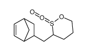 3-(5-bicyclo[2.2.1]hept-2-enylmethyl)oxathiane 2,2-dioxide结构式