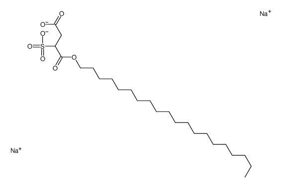 disodium 1-icosyl 2-sulphonatosuccinate structure