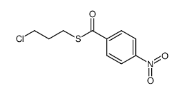 4-nitro-thiobenzoic acid S-(3-chloro-propyl ester)结构式