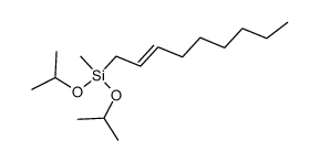 (E)-diisopropoxy(methyl)(non-2-en-1-yl)silane Structure