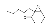 1-pentyl-7-oxabicyclo[4.1.0]heptan-2-one Structure