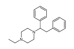 1-(1,2-diphenylethyl)-4-ethylpiperazine Structure