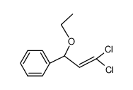 1,1-dichloro-3-ethoxy-3-phenylpropene结构式