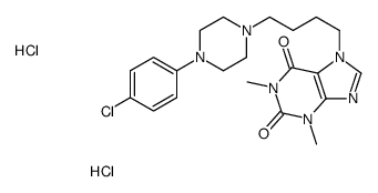 1H-Purine-2,6-dione, 3,7-dihydro-7-(4-(4-(4-chlorophenyl)-1-piperaziny l)butyl)-1,3-dimethyl-, picture