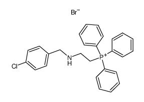 [2-(4-Chloro-benzylamino)-ethyl]-triphenyl-phosphonium; bromide结构式