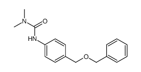 1,1-dimethyl-3-[4-(phenylmethoxymethyl)phenyl]urea结构式