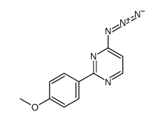 4-azido-2-(4-methoxyphenyl)pyrimidine Structure