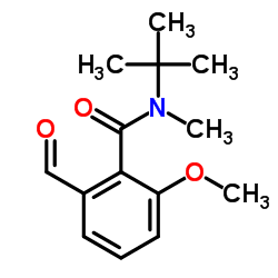 N-tert-Butyl-2-formyl-6-methoxy-N-methylbenzamide Structure