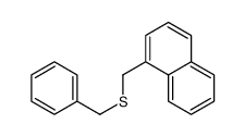 1-(benzylsulfanylmethyl)naphthalene Structure