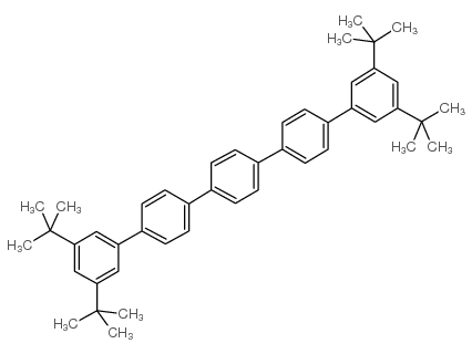 3,5,3'''',5''''-tetra-t-butyl-1,1':4',1'':4'',1''':4''',1''''-quinquephenyl结构式