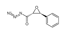 Oxiranecarbonyl azide, 3-phenyl-, trans结构式