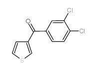 3-(3,4-DICHLOROBENZOYL)THIOPHENE Structure