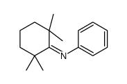 2,2,6,6-tetramethyl-N-phenylcyclohexan-1-imine结构式