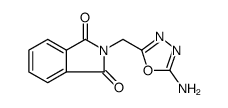 1H-Isoindole-1,3(2H)-dione, 2-[(5-amino-1,3,4-oxadiazol-2-yl)methyl]结构式