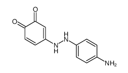 4-[2-(4-aminophenyl)hydrazinyl]cyclohexa-3,5-diene-1,2-dione Structure