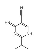 5-Pyrimidinecarbonitrile,4-amino-2-isopropyl-(7CI) Structure