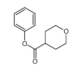 phenyl oxane-4-carboxylate Structure