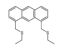 1,8-bis(ethylsulfanylmethyl)anthracene结构式