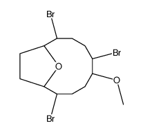 2,6,9-tribromo-5-methoxy-13-oxabicyclo[8.2.1]tridecane Structure