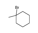 1-bromo-1-methylcyclohexane Structure