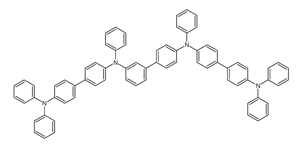 [1,1'-Biphenyl]-3,4'-diamine, N3,N4'-bis[4'-(diphenylamino)[1,1'-biphenyl]-4-yl]-N3,N4'-diphenyl结构式