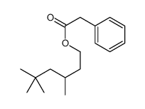 3,5,5-trimethylhexyl 2-phenylacetate Structure